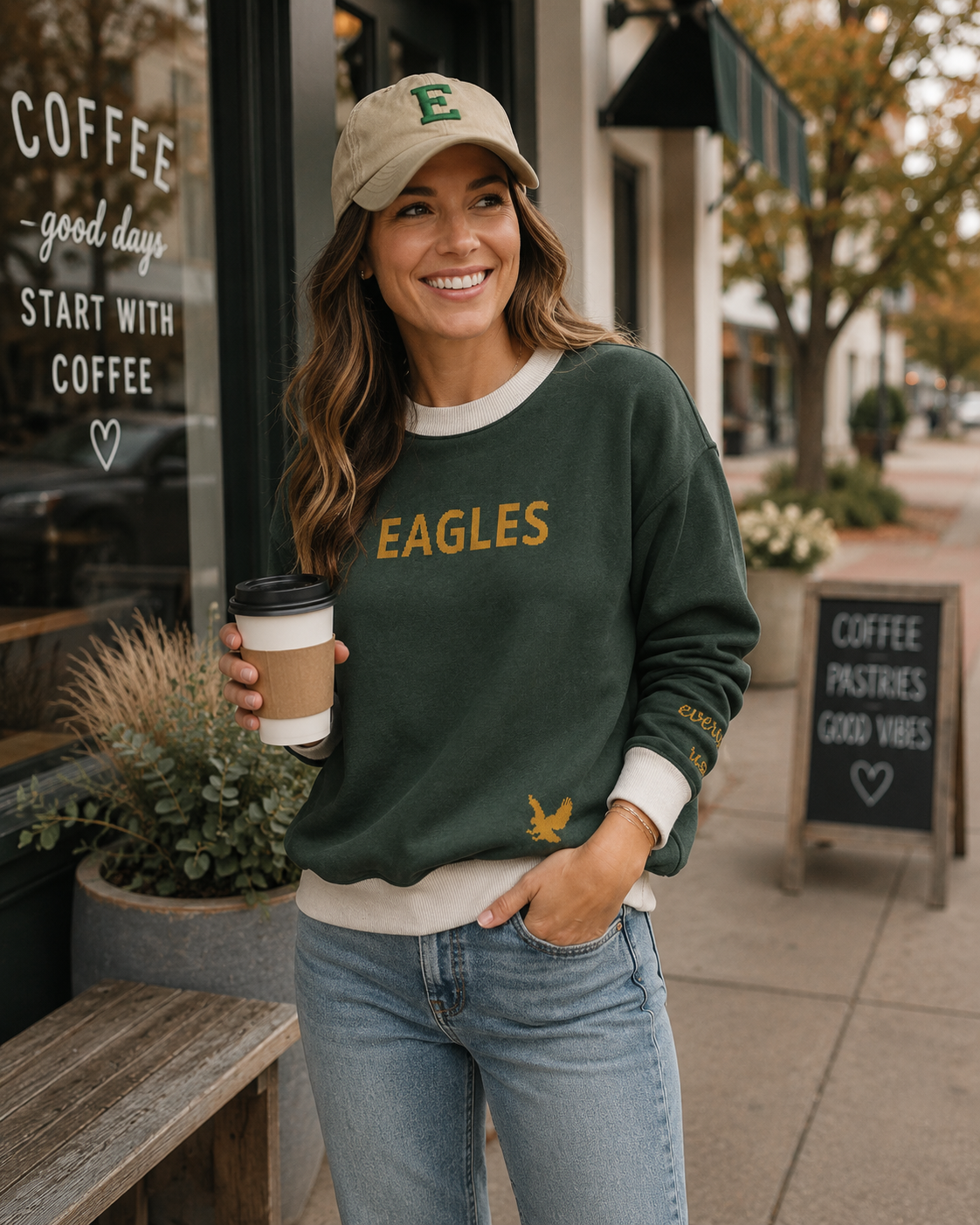 EAGLES crewneck sweater