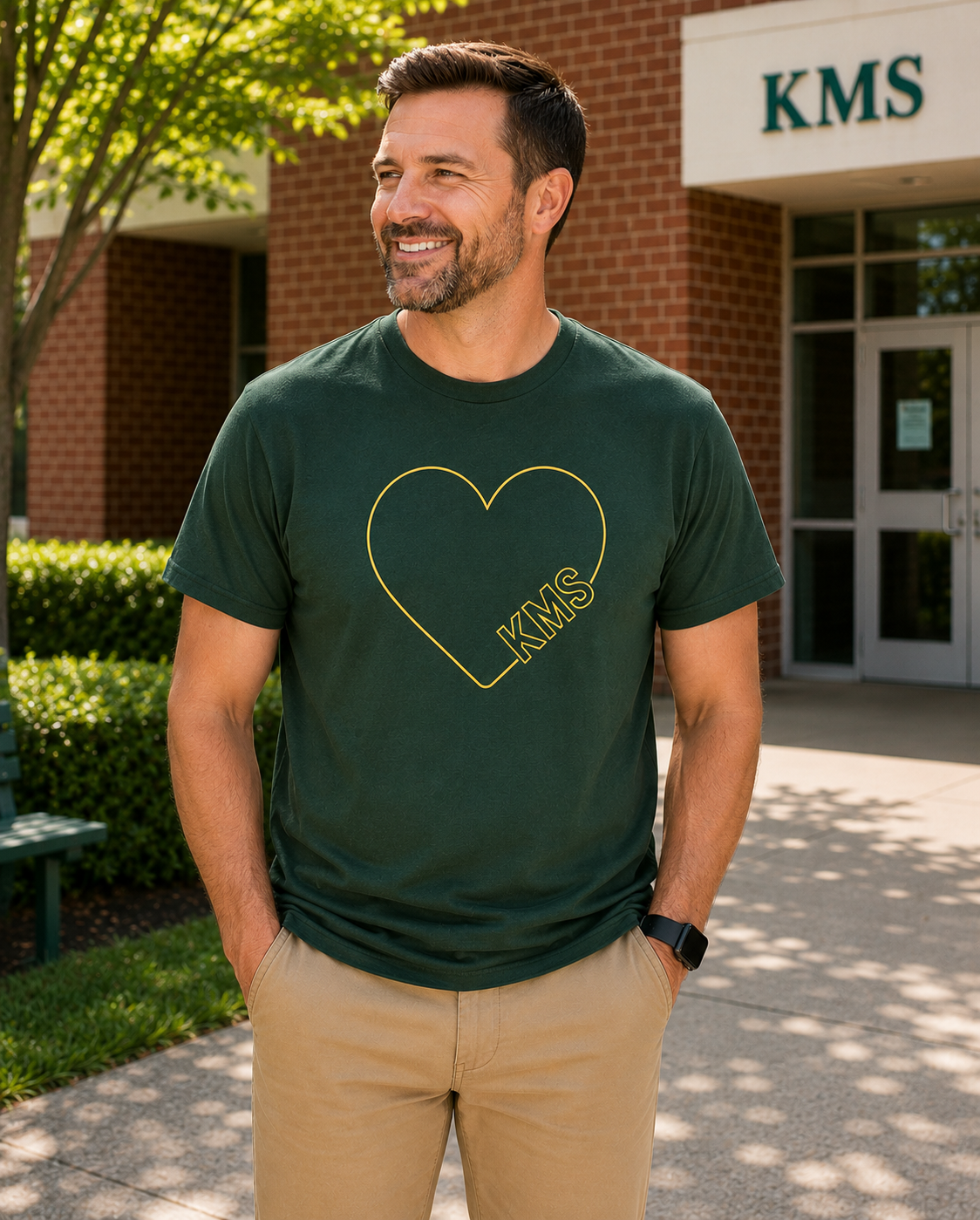 I Heart KMS unisex tee