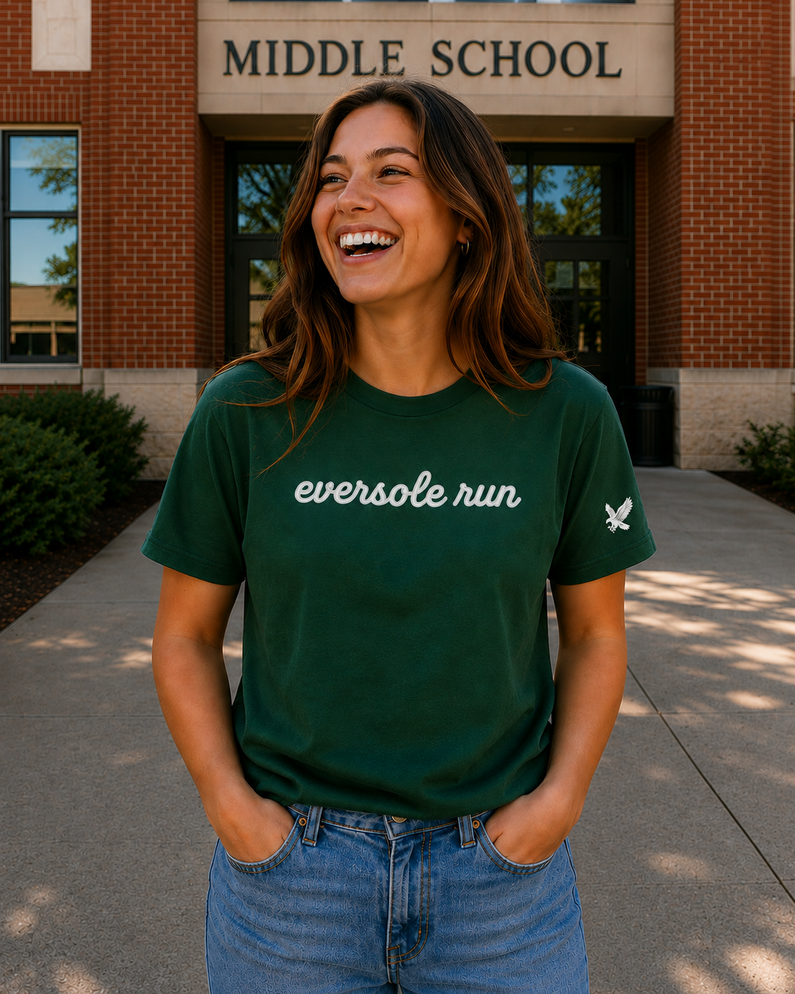 Eversole Script unisex tee