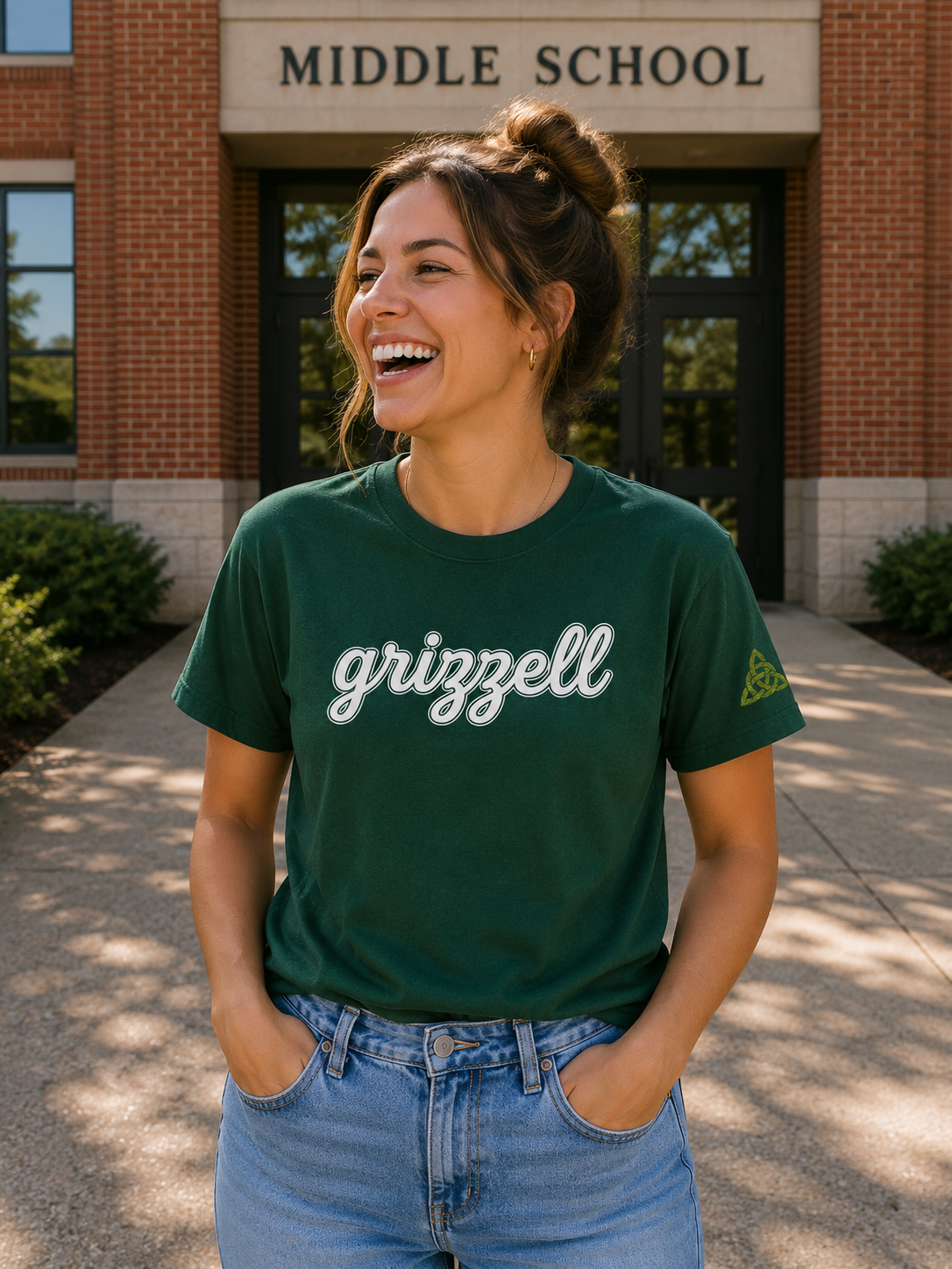 SCRIPT-grizzell unisex tee