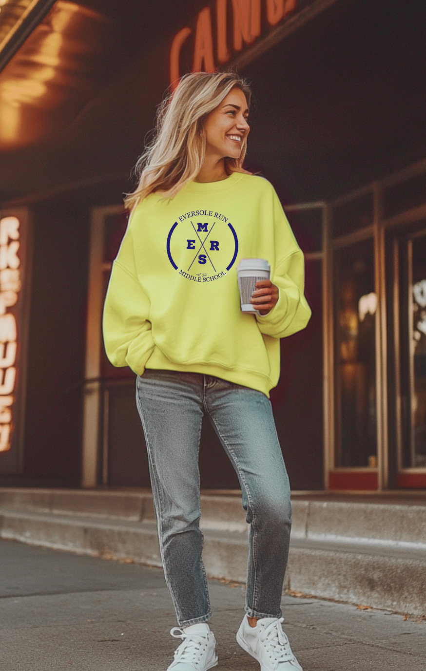 the CLASSIC eversole crewneck sweatshirt (green logo)