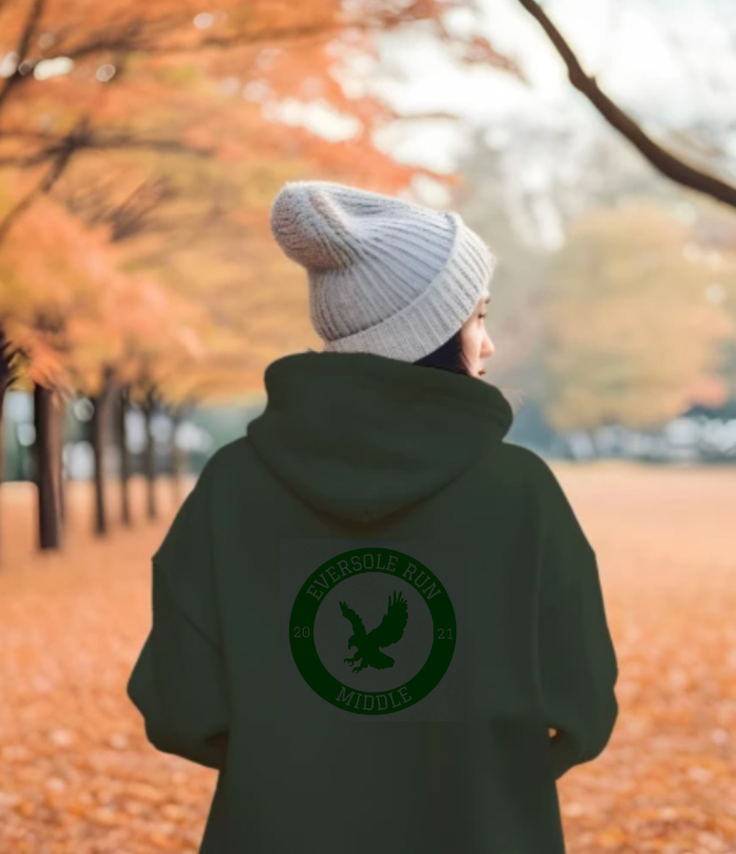 ERMS forest green hoodie