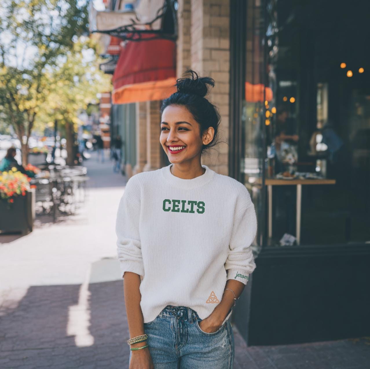 CELTS crewneck sweater