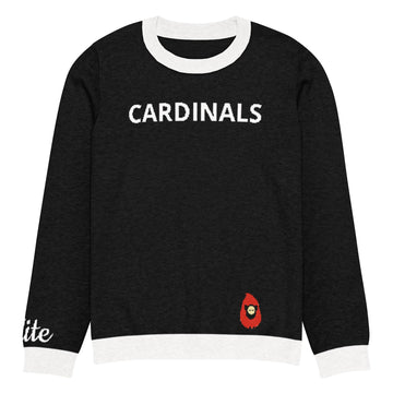 Cardinals knitted crew neck sweater
