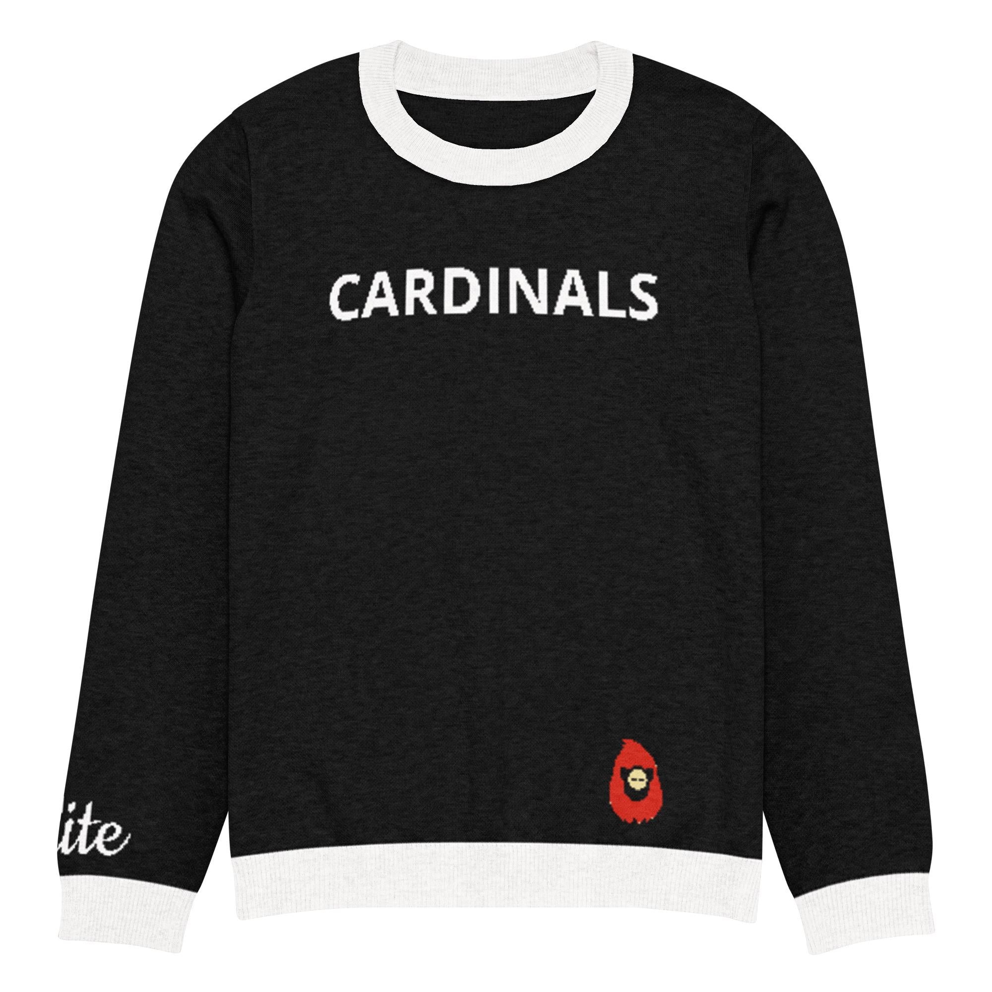Cardinals knitted crew neck sweater