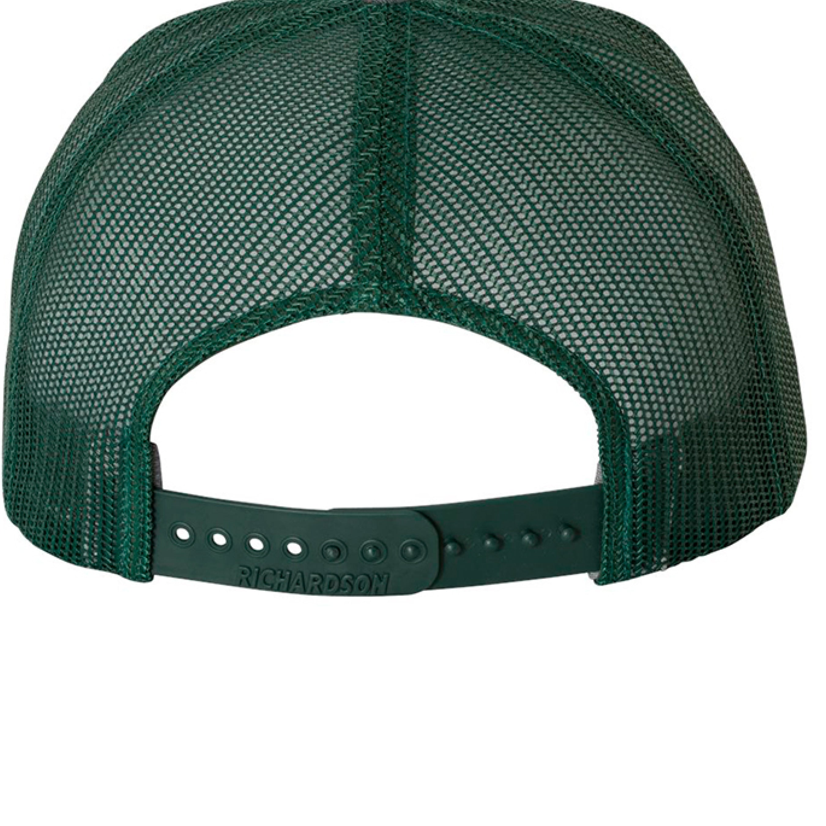 Heather Grey/ Dark Green - BACK